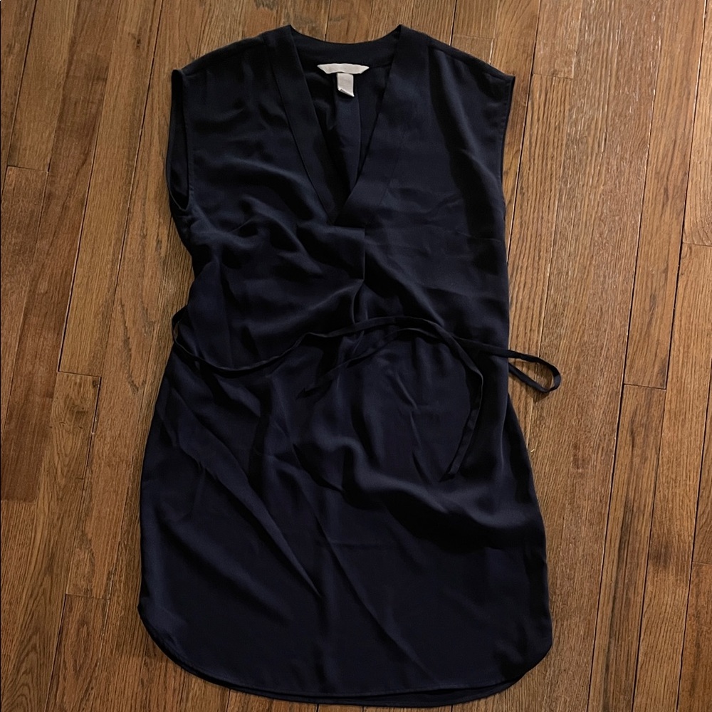 H&M Navy Blue Sleeveless Dress